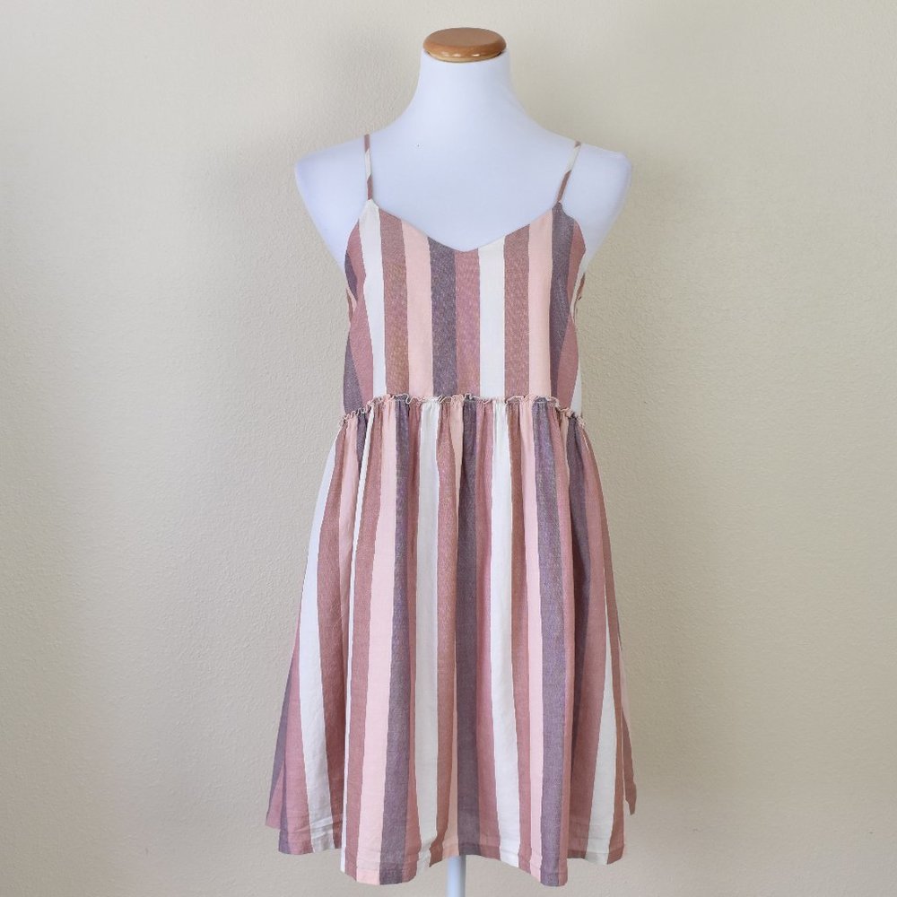 Madewell Ruffle Waist Babydoll Cami Dress S